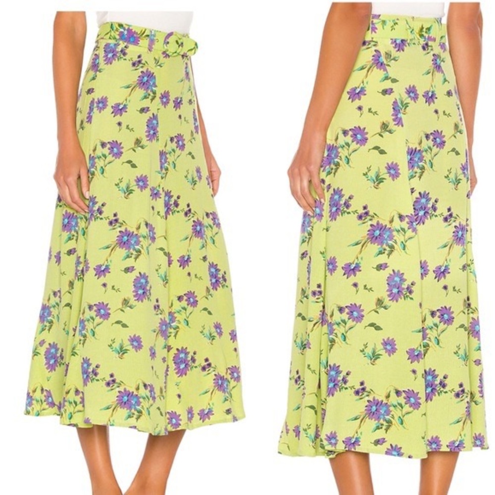 Faithfull the brand floral skirt size S
